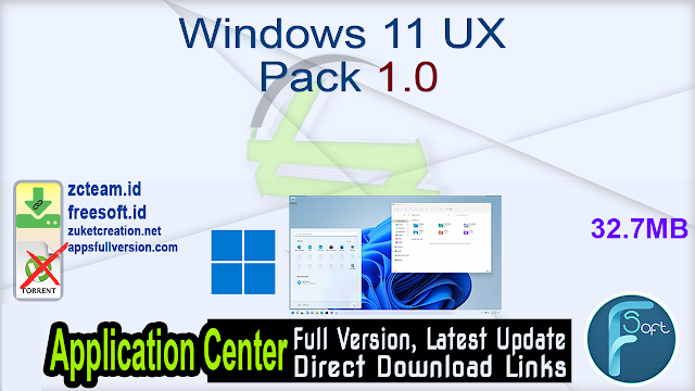 Windows 11 UX Pack 1.0