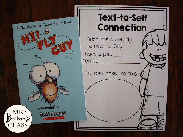 Hi Fly Guy book study literacy unit Common Core companion activities for 1st and 2nd grades