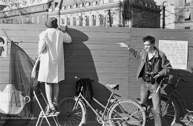 Almstriden i Kungsträdgården Stockholm 1971