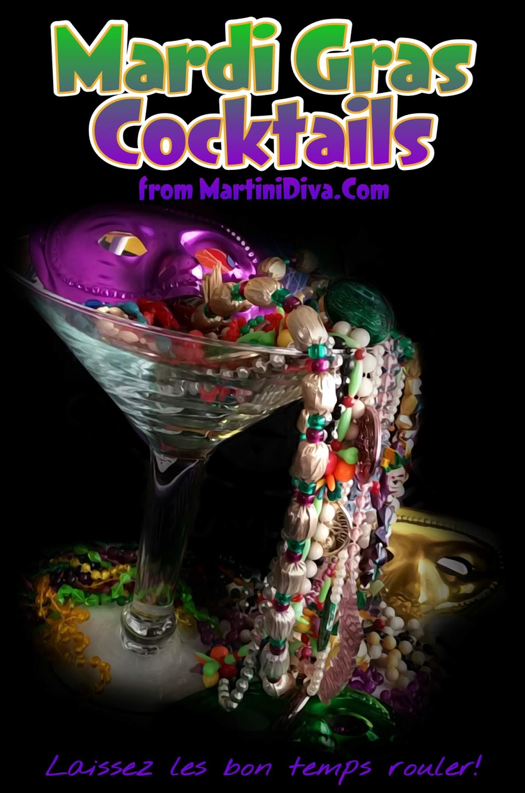 mardi gras inspired cocktails