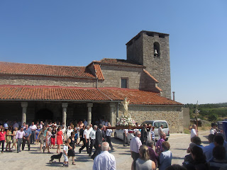 Procesión en honor a la Virgen de la Asunción.