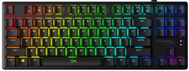 HyperX Alloy Origins Core Tenkeyless Mechanical Keyboard.