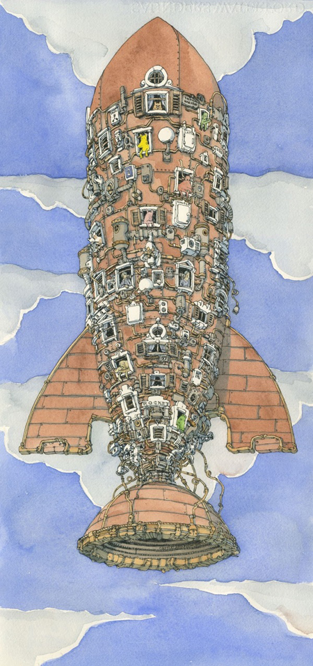 Área Visual - Blog de Arte y Diseño: Las ilustraciones de Mattias Adolfsson