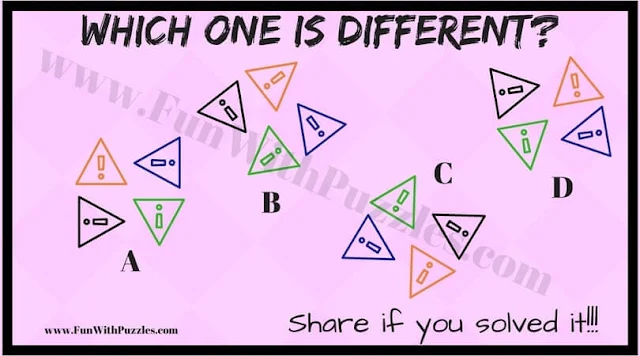 Can You Find which one is different?