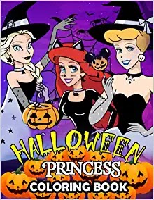 Halloween Princess Coloring Book
