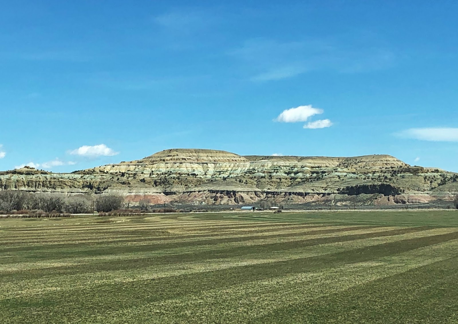 Down the Road Our Amazing River Site on BLM Land Wyoming