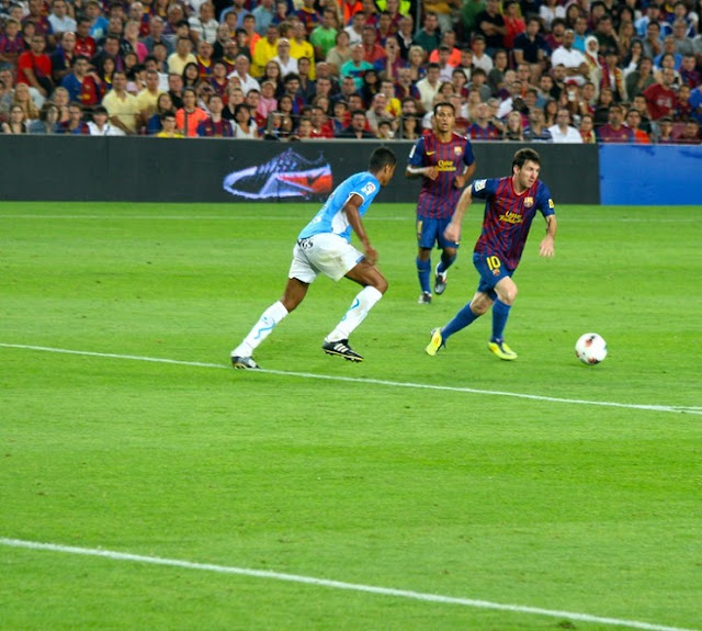 Lionel Messi scores hat trick against celta vigo