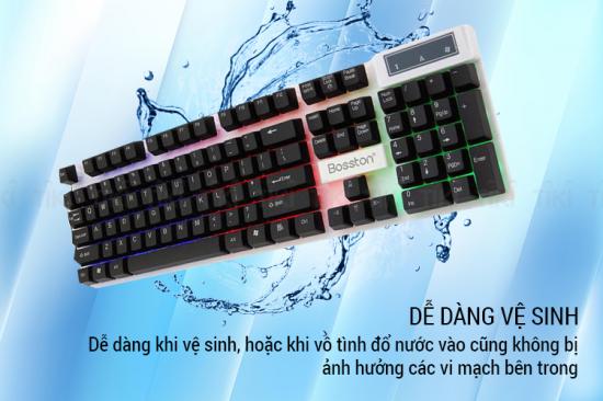 Bàn Phím LED Chuyên Game Giả Cơ Có Dây Bosston G808