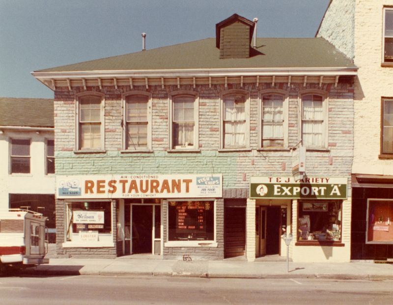 A Series of Photographs of Downtown Belleville, Ontario in 1975