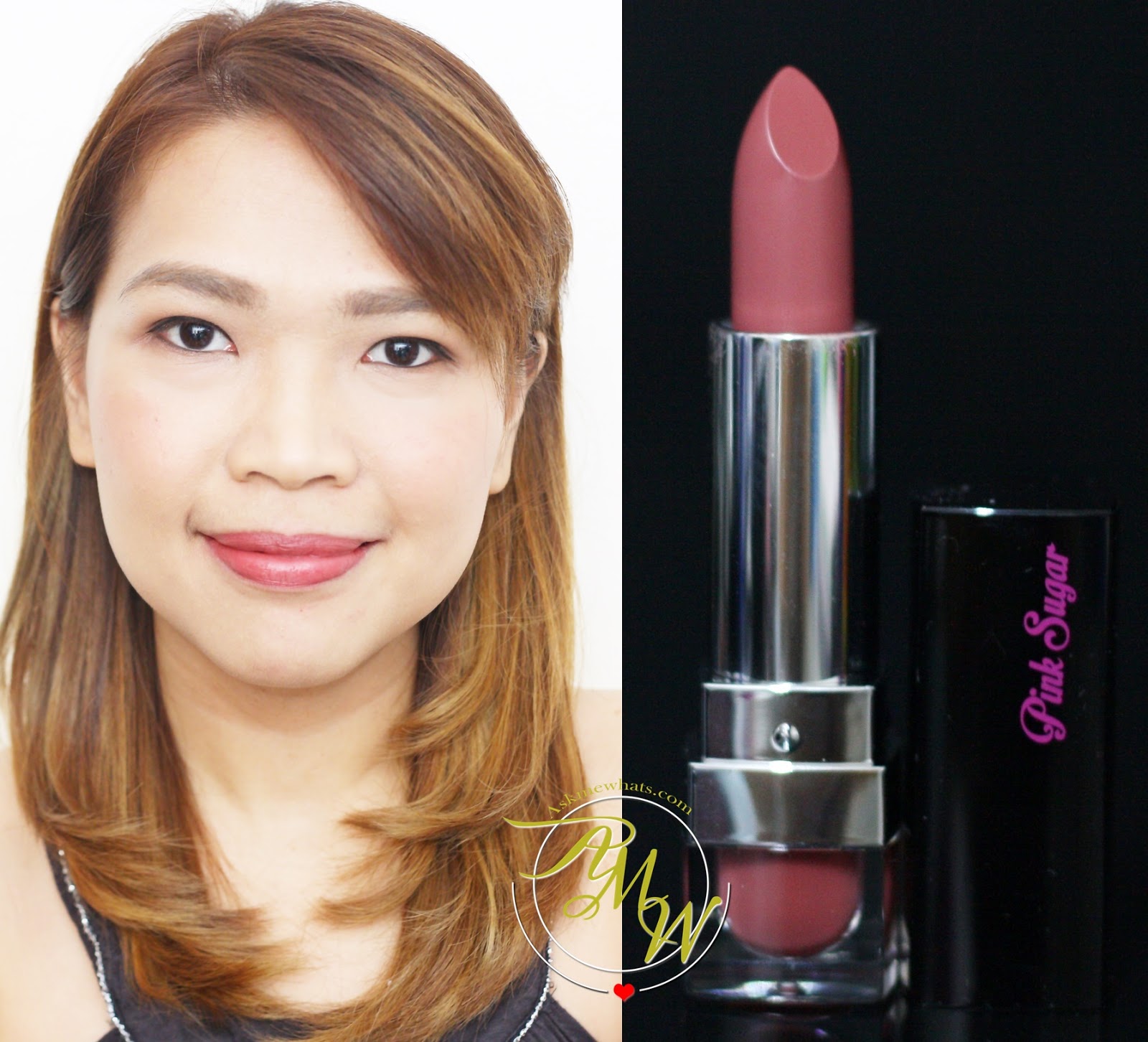 Askmewhats NEW! Pink Sugar Creamy Matte Lipsticks Review