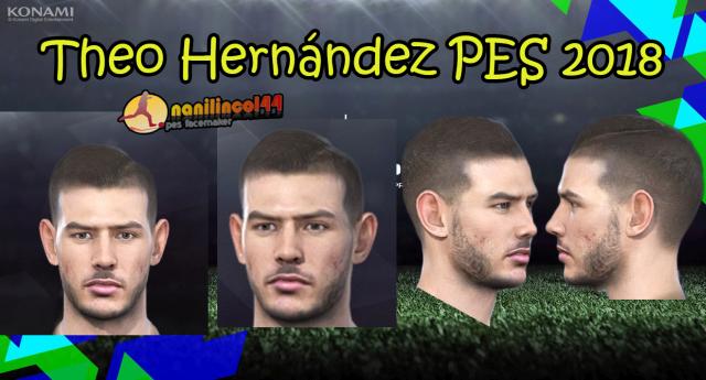Theo Hernandez Face Real Madrid Pes 2018 Patch Pes New Patch Pro Evolution Soccer