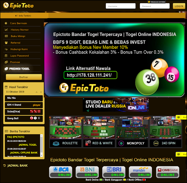 Bandar Togel Togel Terbaik Epictoto