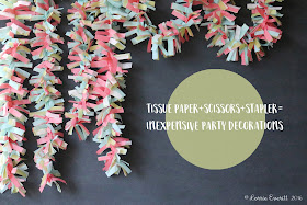 Lorrie Everitt Studio: DIY tissue paper fringe garland