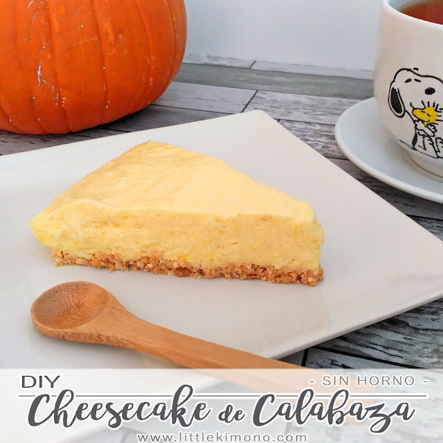Cheesecake de Calabaza SIN HORNO