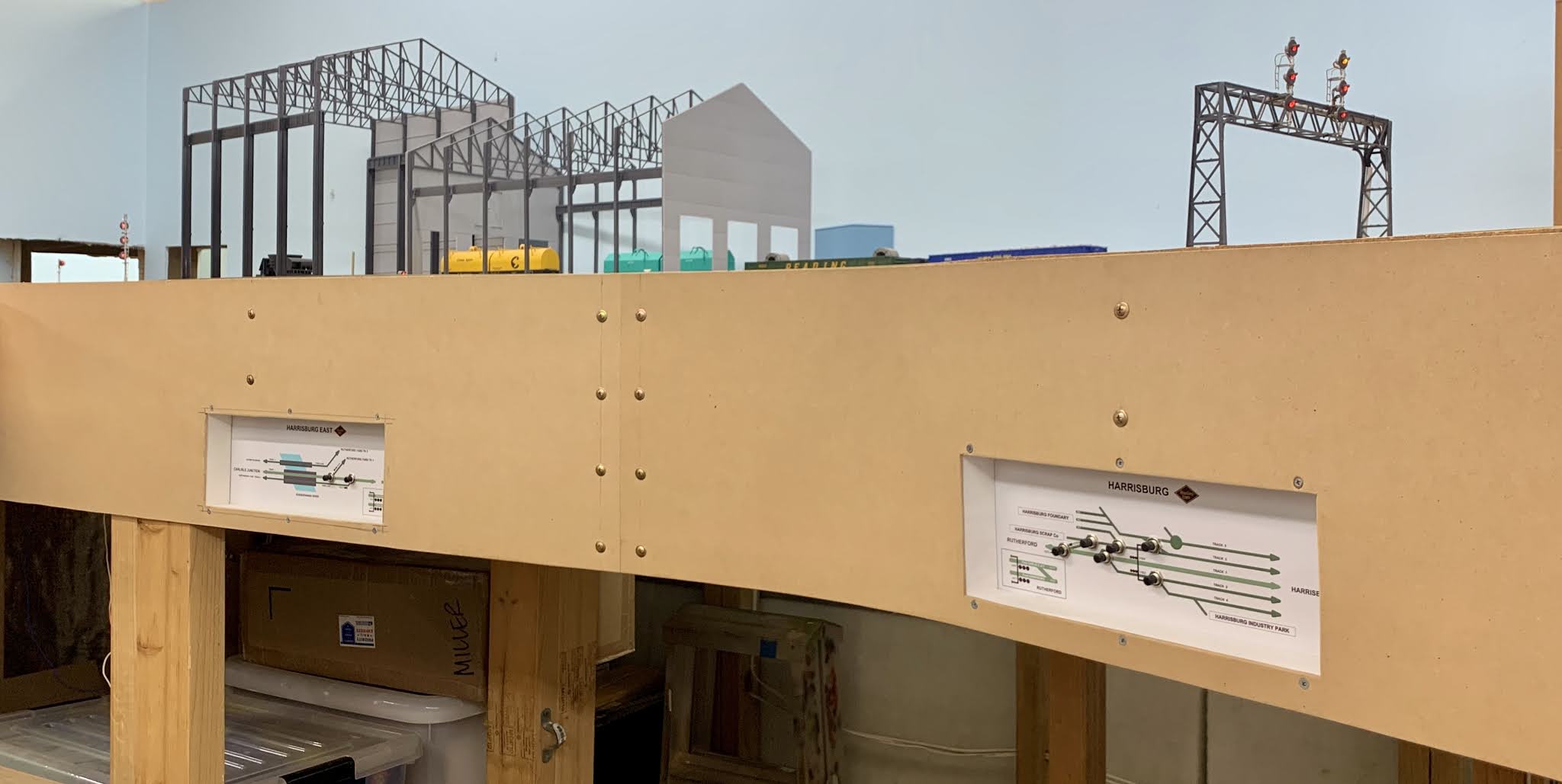 ReInstalled & Updated Fascia Panels... Model Railroad Hobbyist magazine