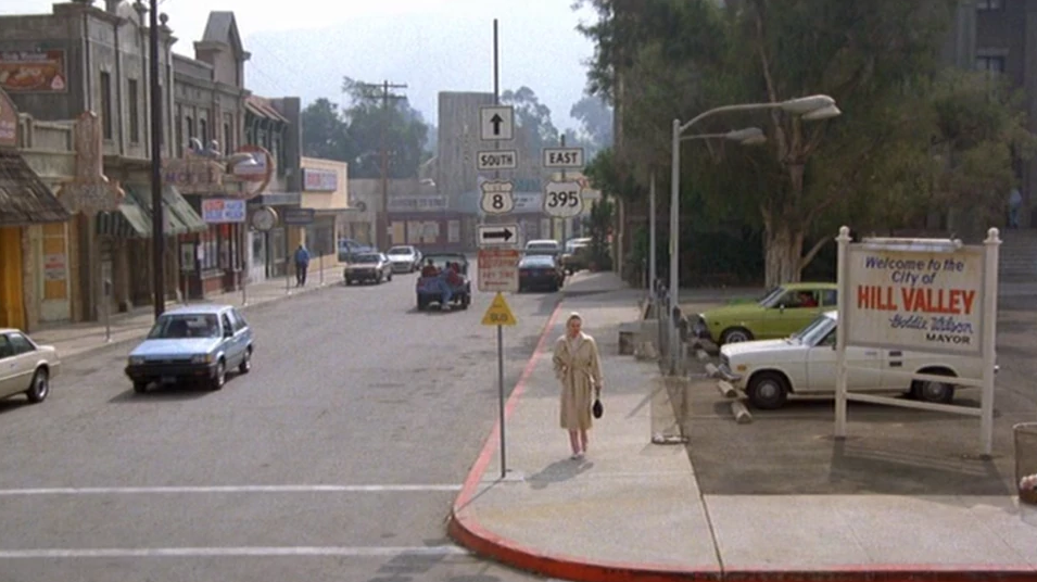 Where the hell is Hill Valley? (US Route 8 south/US Route 395 east)