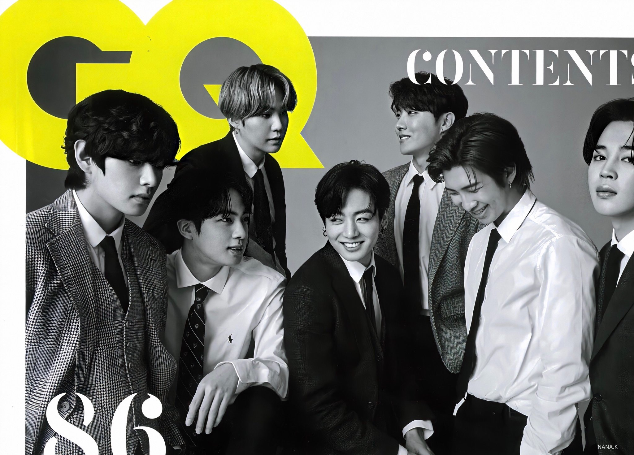 Nuna Kookie [Scan] BTS x GQ JAPAN MAGAZINE AUGUST 2020