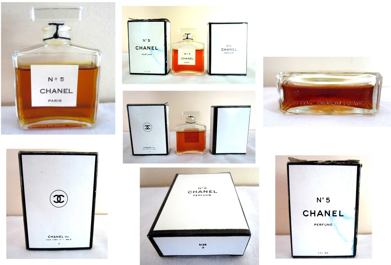 CHANEL No 5 Vintage Extrait TPM perfume bottle with original box. Almost  Full.