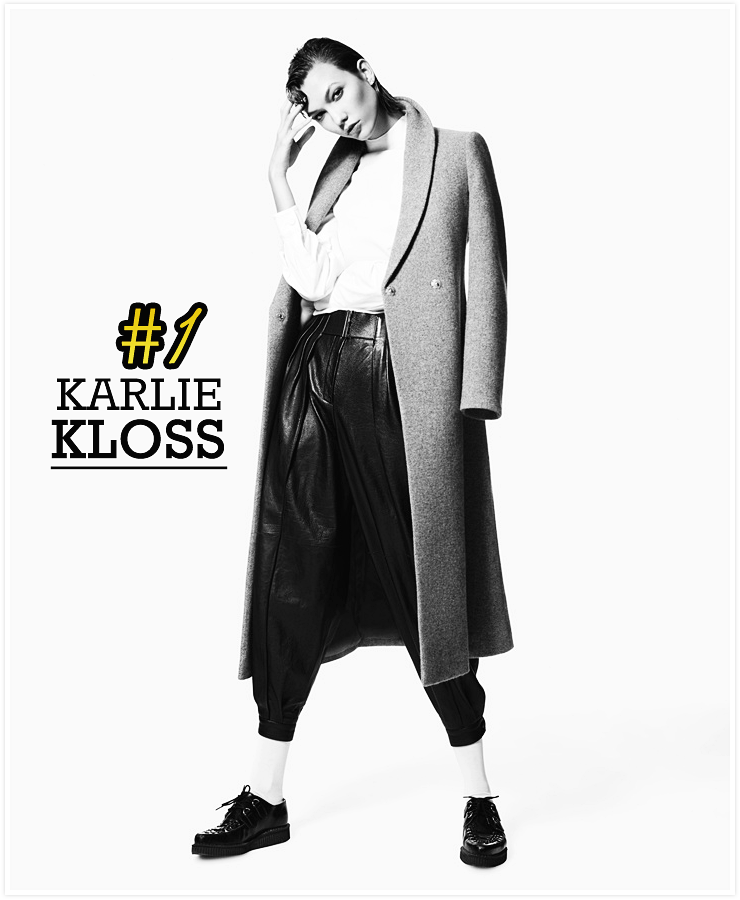 VOGUE dévoile son Top 10 des mannequins de l'année 2012 Are you ready