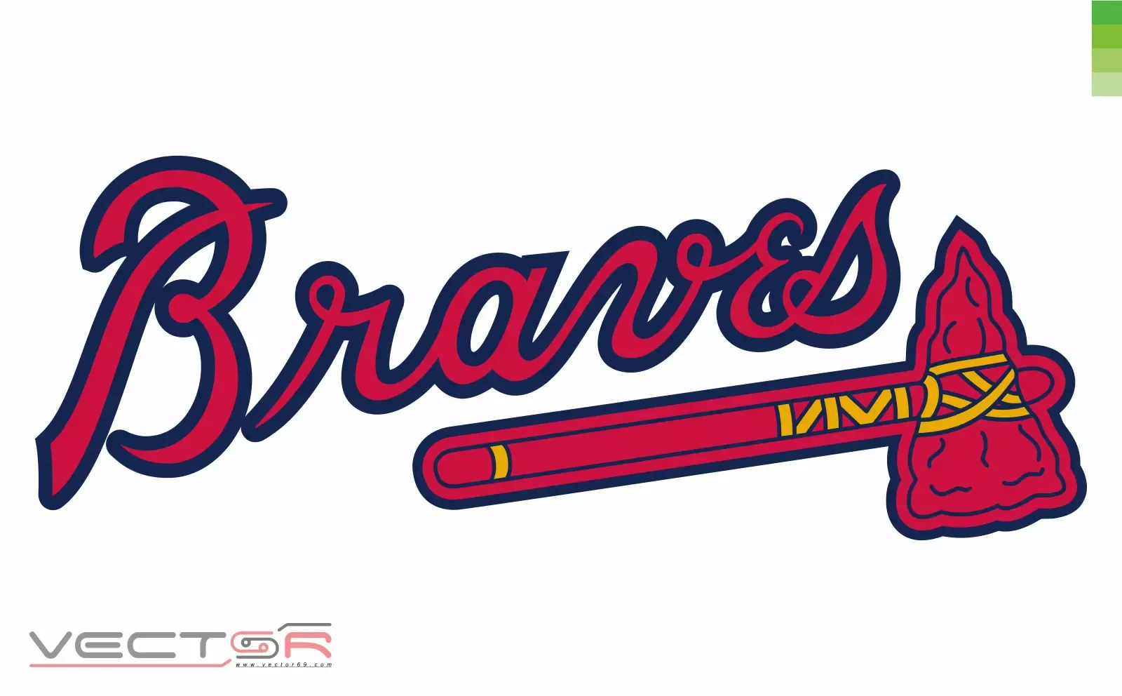 Atlanta Braves (1987) Alternate Logo - Download Vector File CDR (CorelDraw)