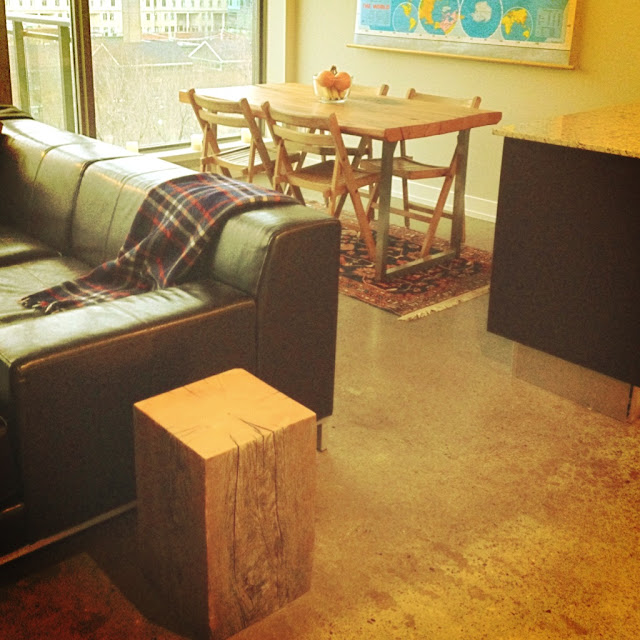 Woodman & Co Douglas Fir Chunk Side Tables