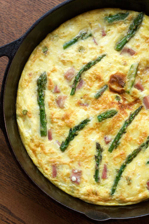 A Less Processed Life What's For Dinner Asparagus, Ham, and Goat