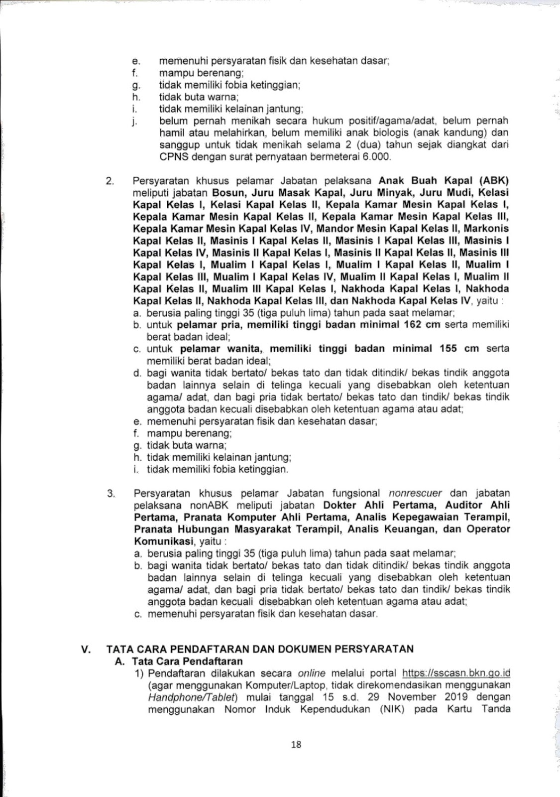 Penerimaan Cpns Badan Nasional Pencarian Dan Pertolongan