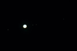Jupiter over-exposed at high power