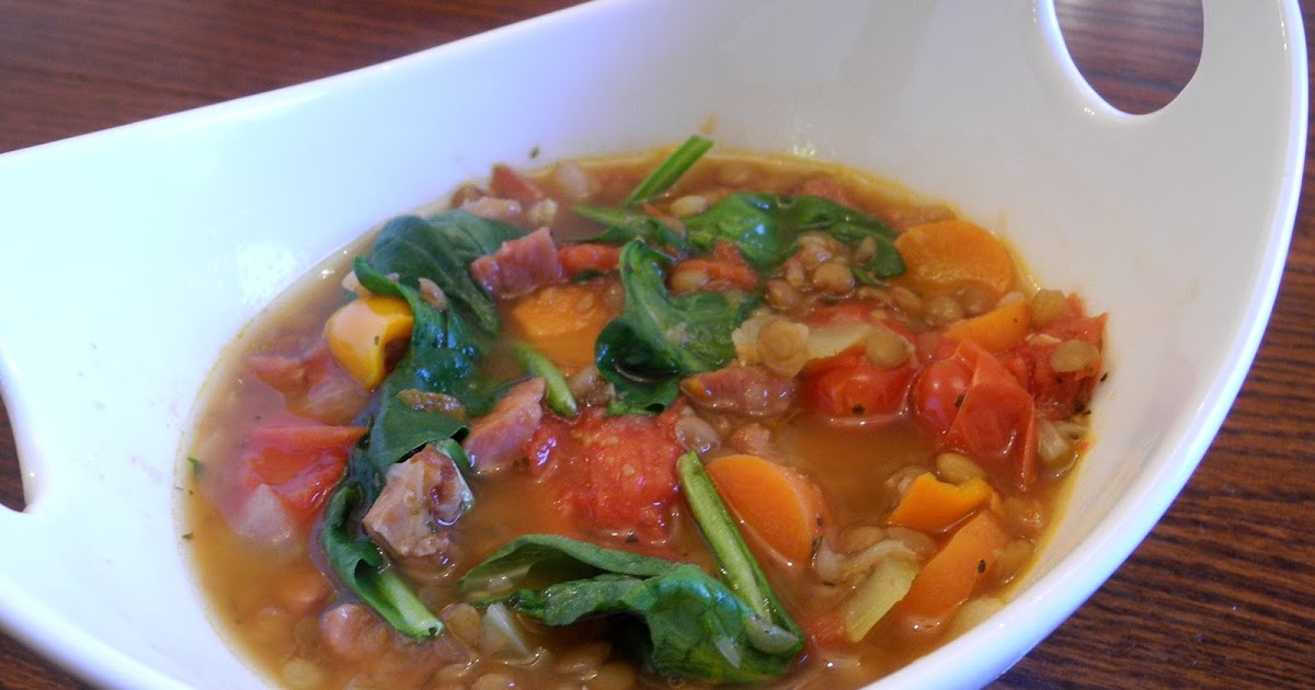Naloma Kitchen: Garden Lentil & Ham Soup