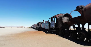 Steam trains - Uyuni, Bolivia