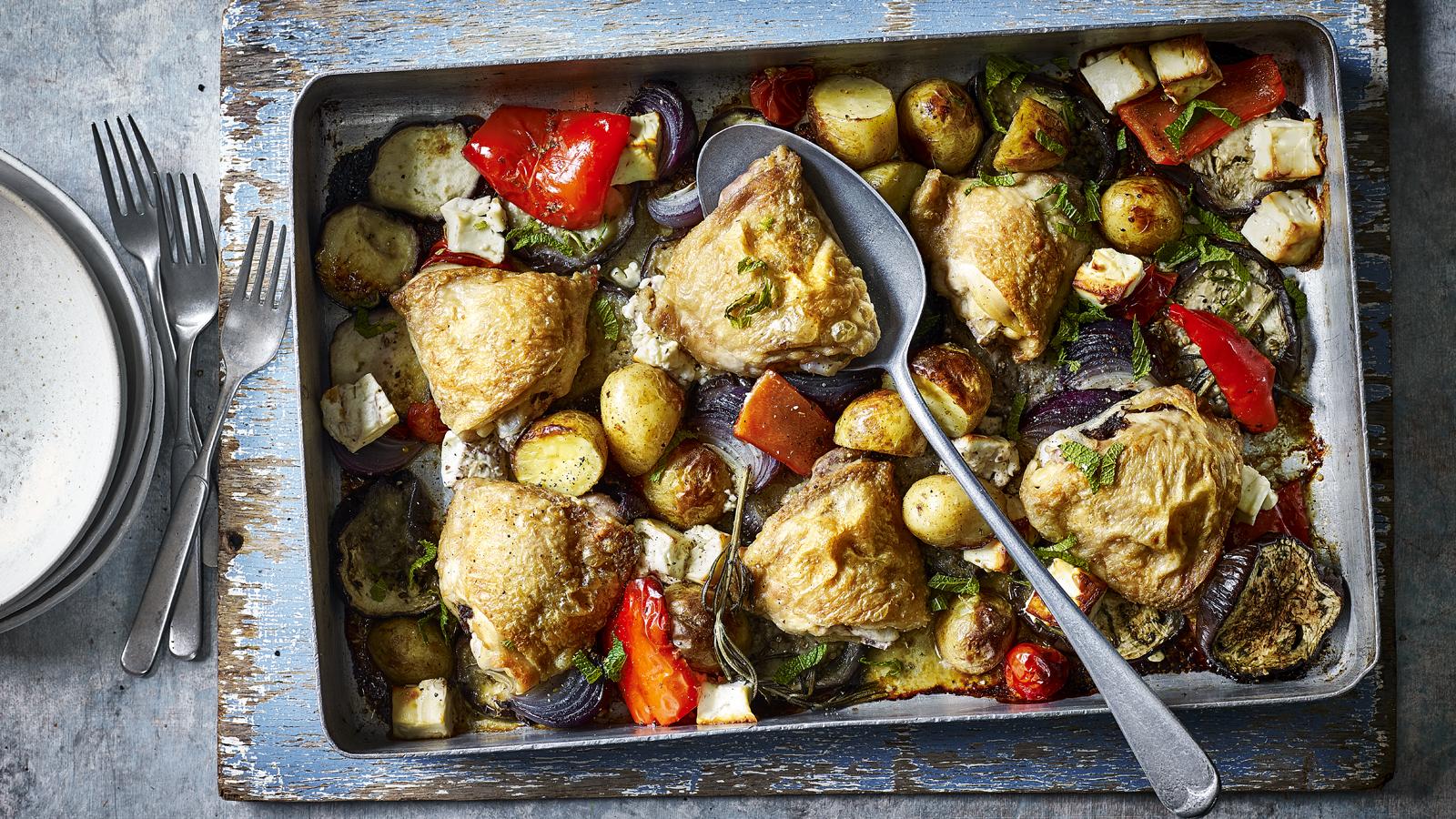 The Low Carb Diabetic Chicken Traybake Greek Style