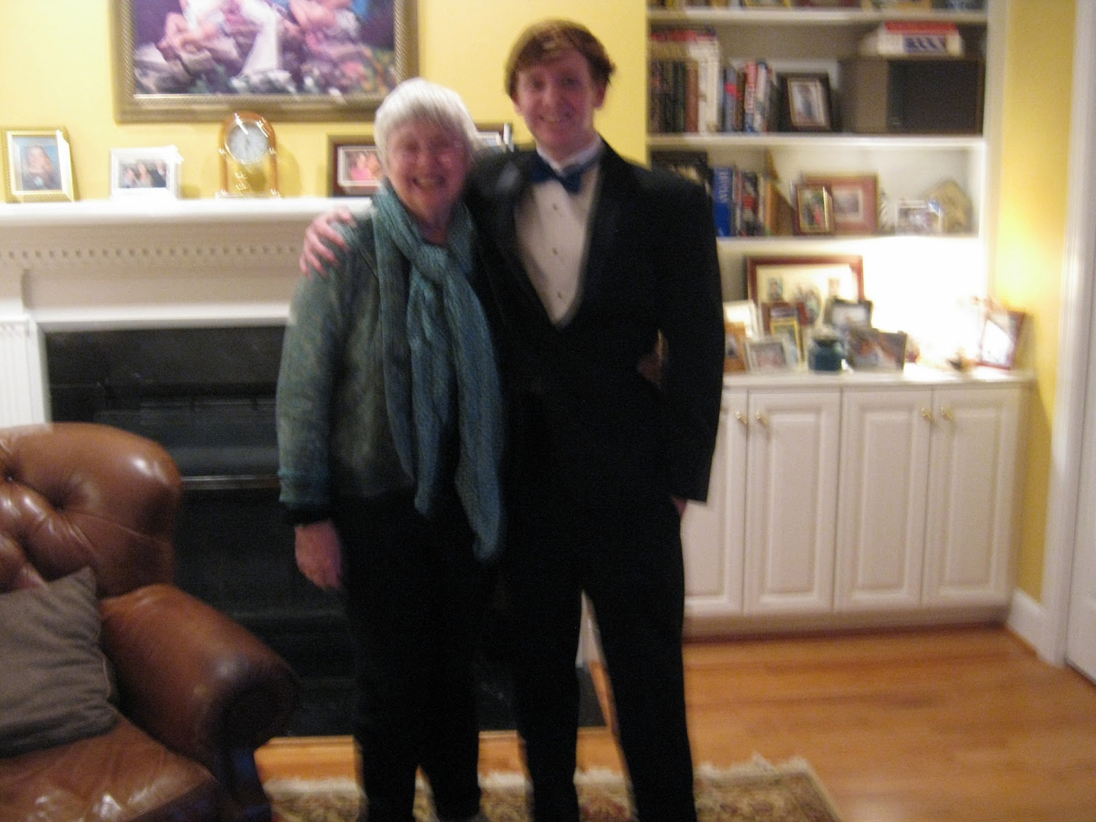 Hanging Out with Grandpat Broughton High Queen of Hearts Dance 2013