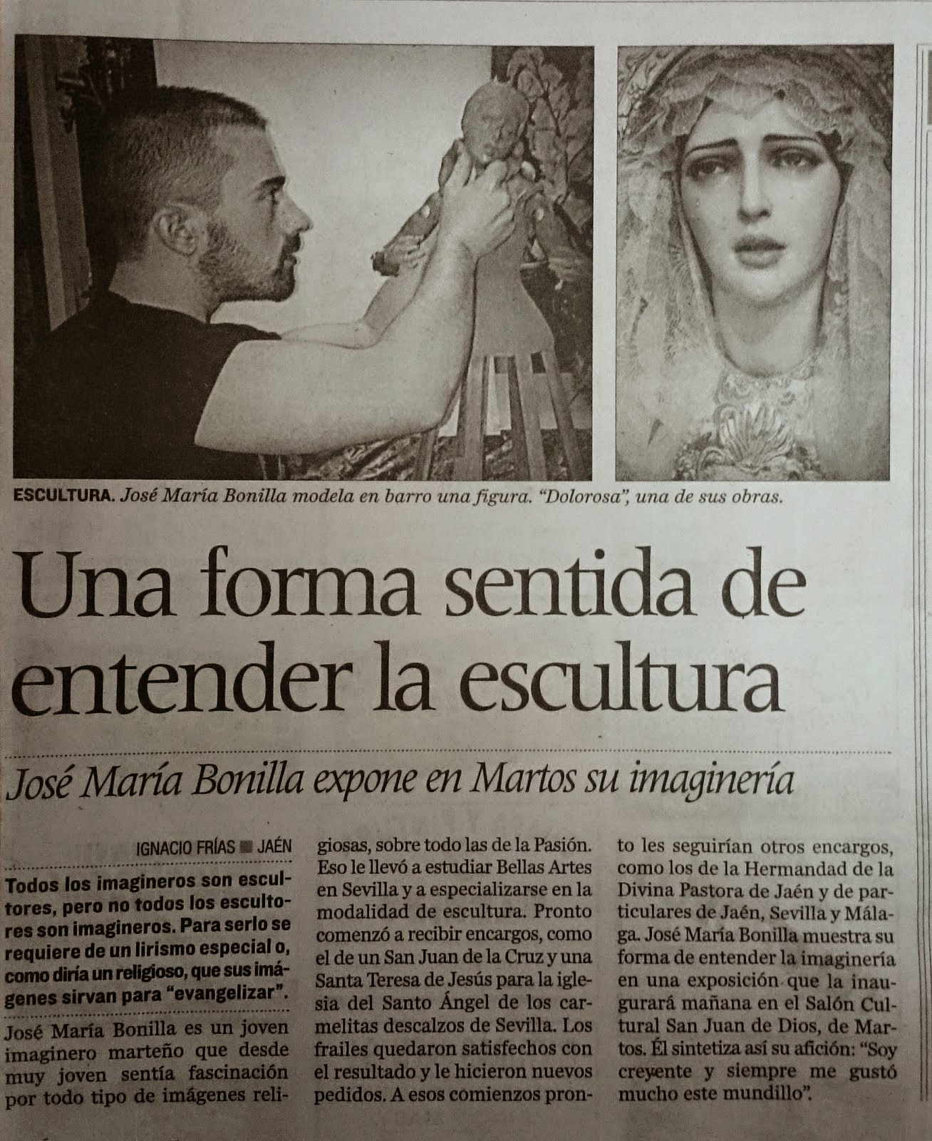 Publicación Diario Jaén.