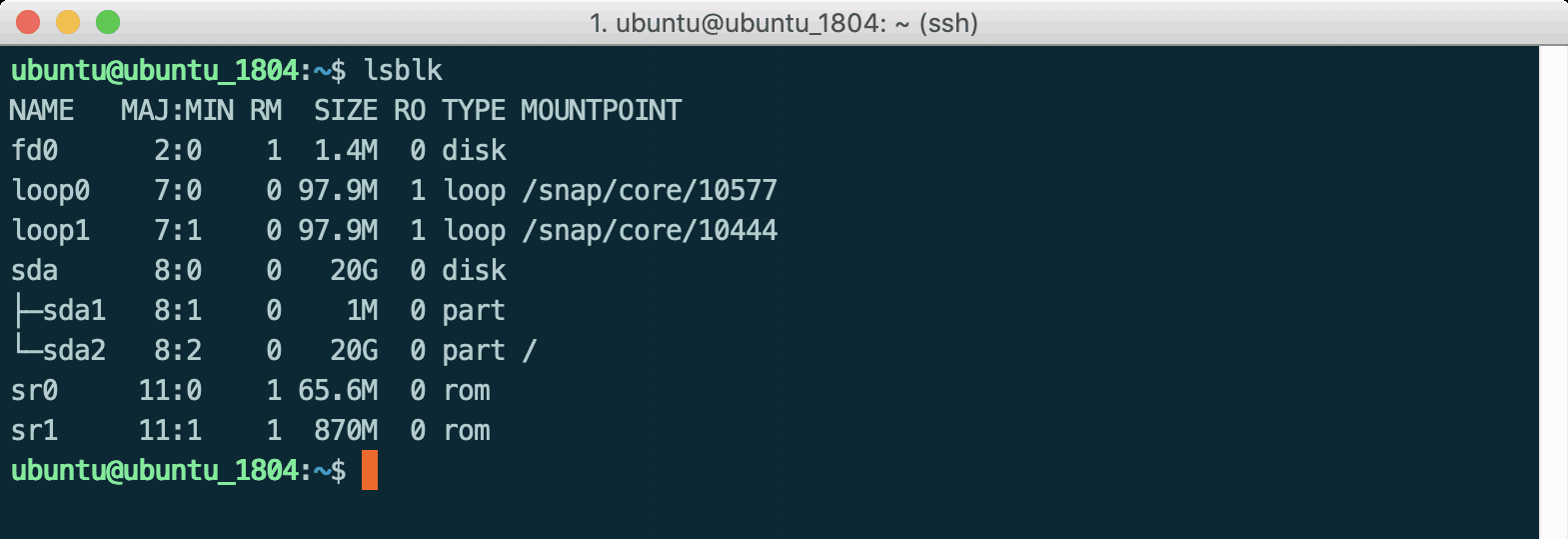 Linux末掛載USB前