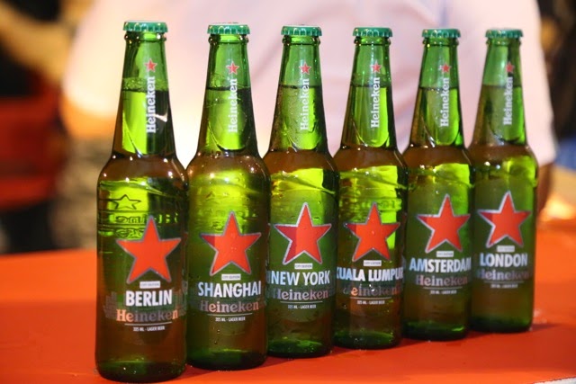 Introducing the limited edition Heineken 'Cities of the World' bottles