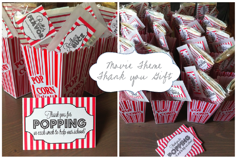 Nellie Design Movie & Popcorn Gift Set