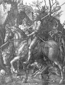 Durer "Il cavaliere, la morte e il diavolo"