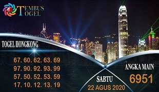 Prediksi Angka Togel Hongkong Sabtu 22 Agustus 2020
