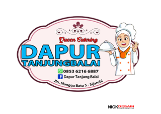 qeen catering dapur tanjungbalai - percetakan tanjungbalai - logo label