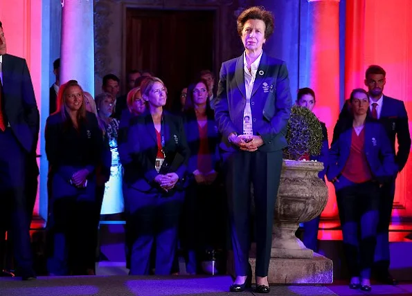 British Princess Anne and Sebastian Coe attend the Team GB British House Reception, 2016 Summer Olympic Games
