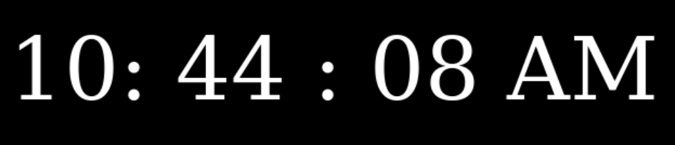 PHP program to display a digital clock - GetWays Solution
