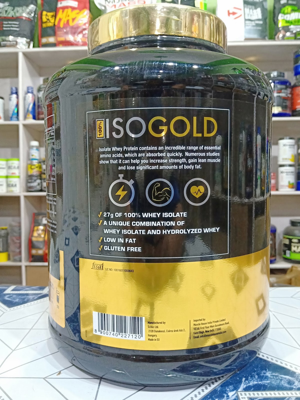 One Science Iso Gold Whey Protein 2 27 Kg 76 Servings Ncr Food Supplements