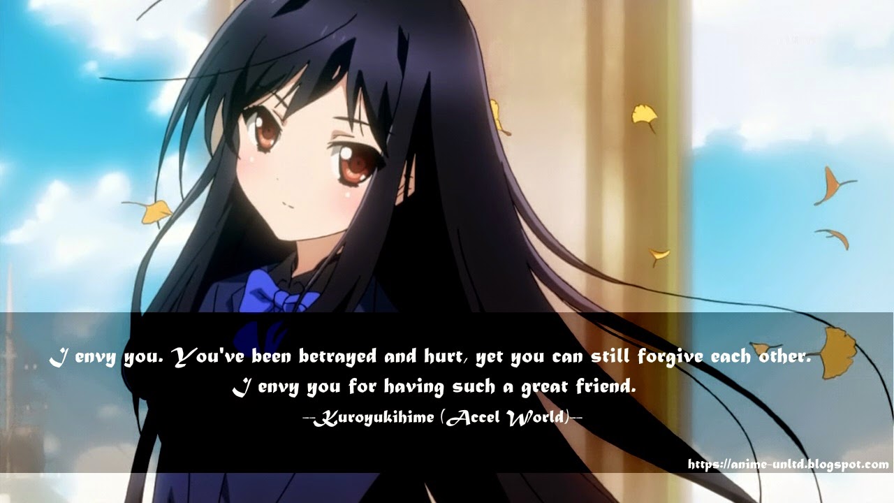 My Anime Review: Accel World Quotes