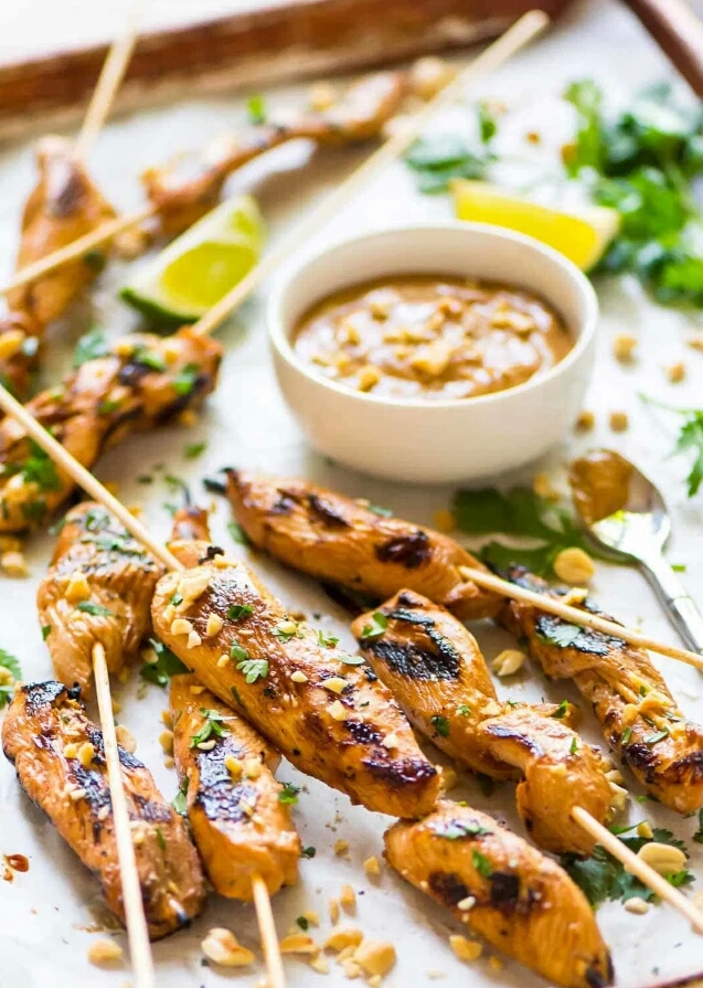 SATAY CHICKEN SKEWERS