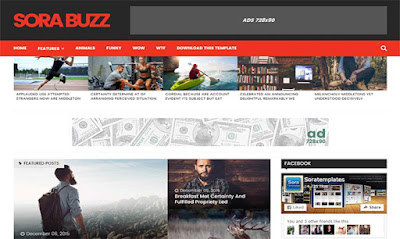 Theme Blogger Sora Buzz