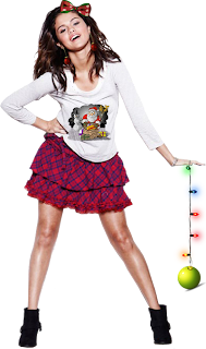 selena gomez, png, fondo transparente, photoscape, navidad