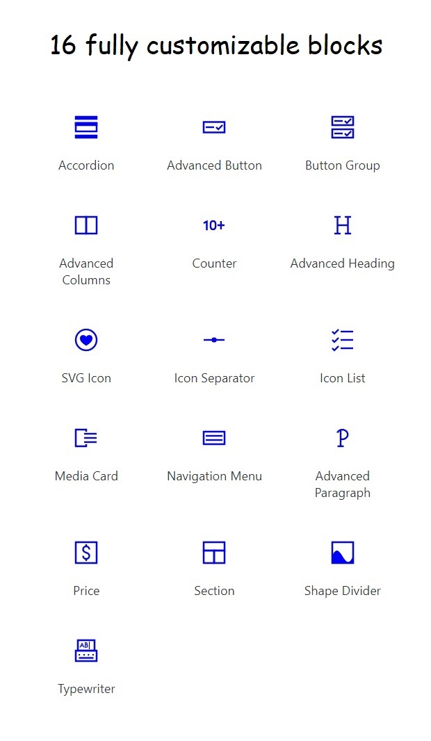 block types