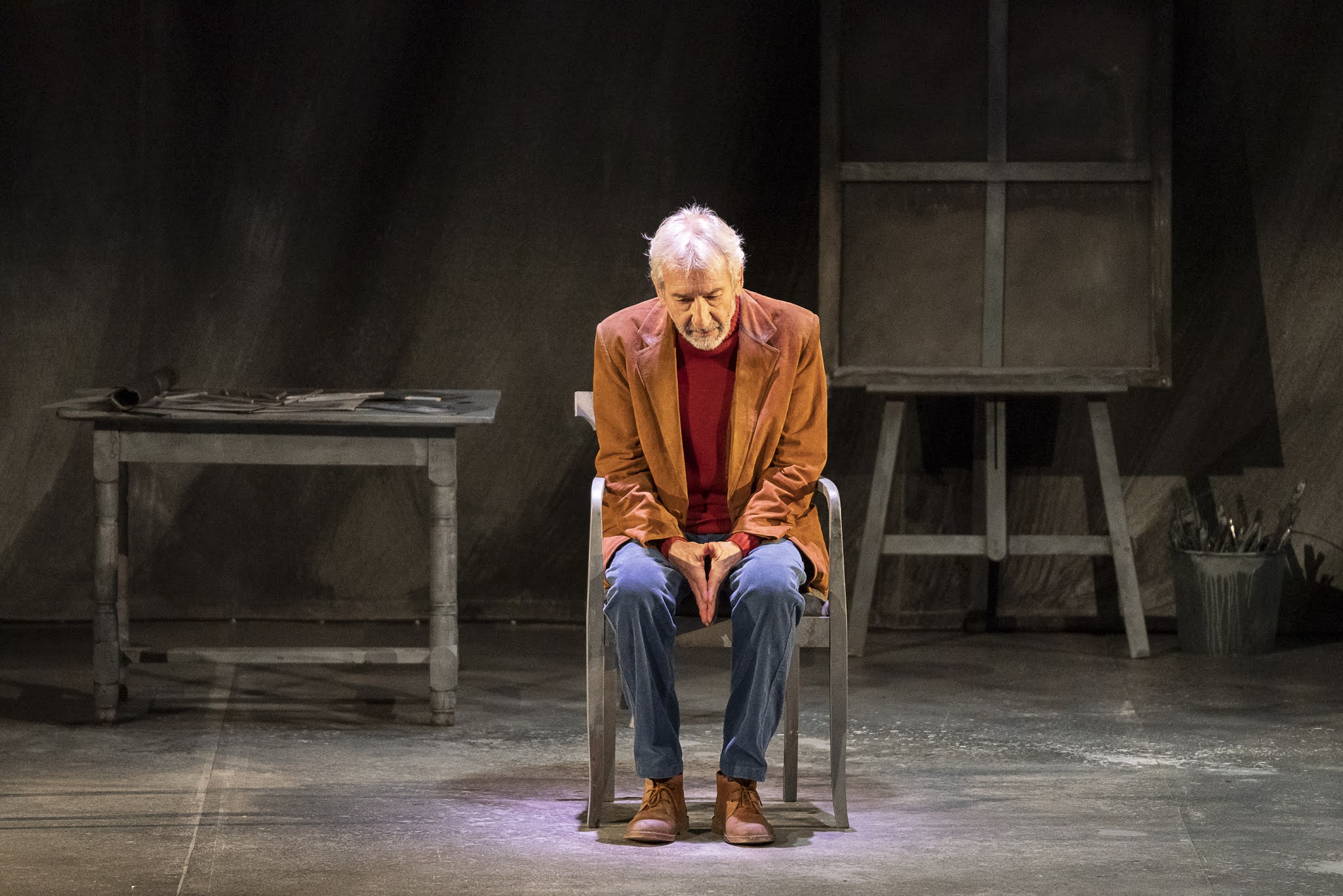 TEATRO BELLAS ARTES “SEÑORA DE ROJO SOBRE FONDO GRIS DE MIGUEL DELIBES DIRIGIDO POR JOSÉ SÁMANO”