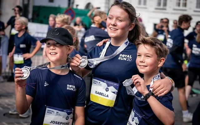 Princess Isabella, Prince Vincent and Princess Josephine took part in the Royal Run 2021