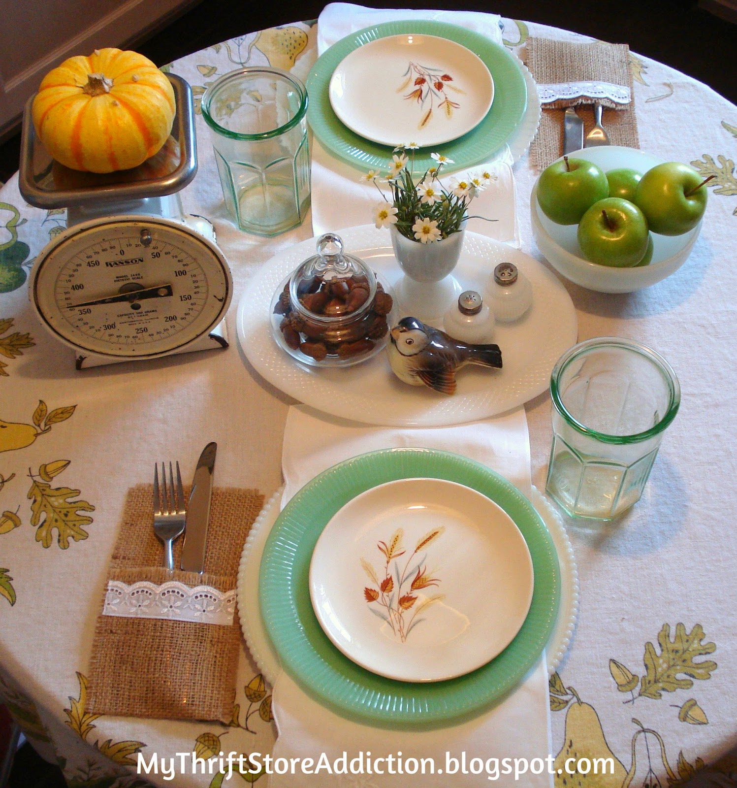 Vintage Autumn tablescapes